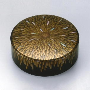 入山白扇】漆芸家漆画漆版画漆器