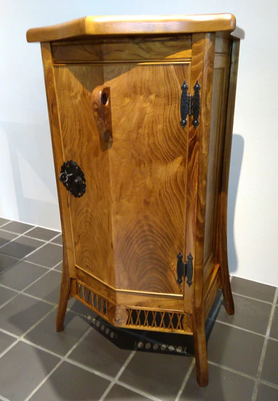 Display shelf Mikurajima Japanese mulberry wood
