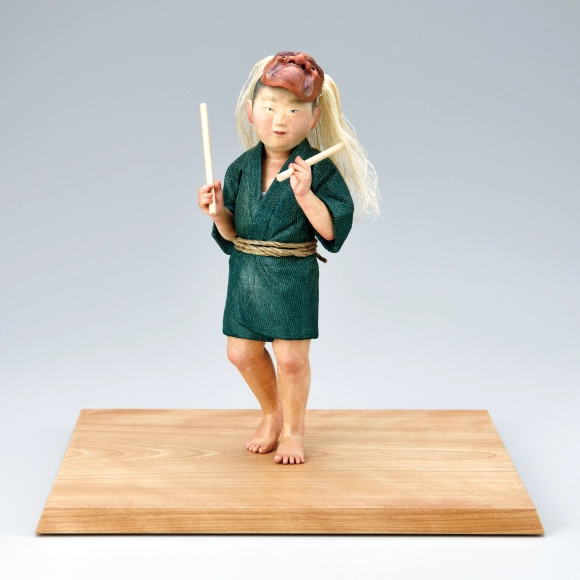 紙人形  額装 木芯桐塑布和紙貼「西蔵清風」(高田 和司)｜ギャラリージャパン