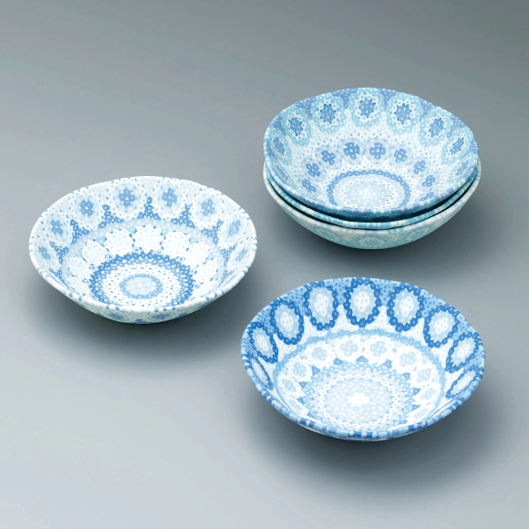 透光練込組皿「ネモフィラ」(金田 萌永)｜ギャラリージャパン