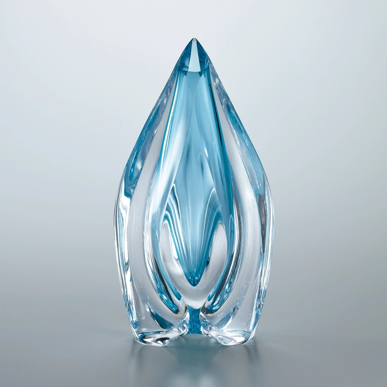 写真：硝子花器「雫」