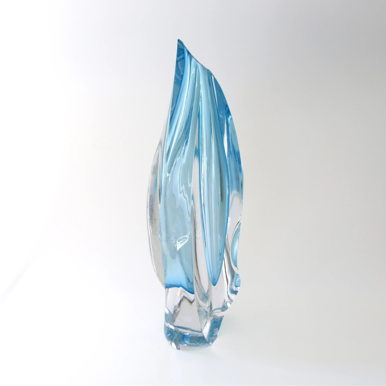 写真：硝子花器「雫」