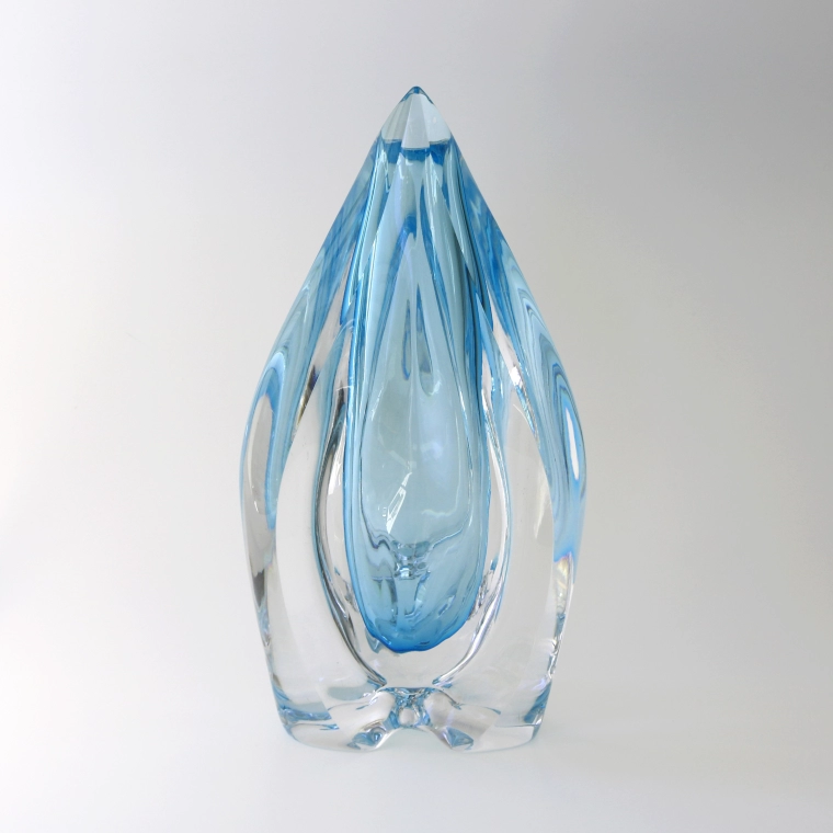 写真：硝子花器「雫」