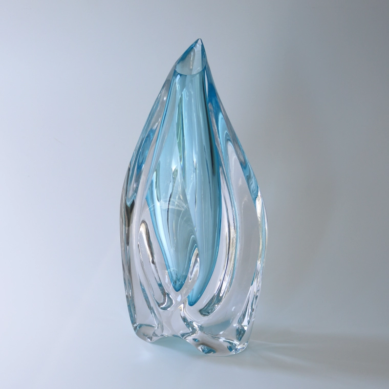 写真：硝子花器「雫」