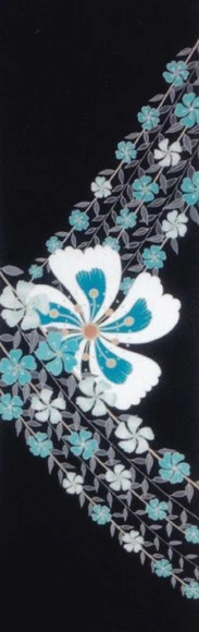Hand-drawn Yuzen Nagoya Obi 