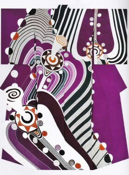 Hand-drawn Yuzen Kimono 