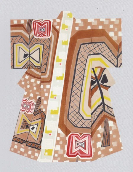 Hand-drawn Yuzen Kimono 