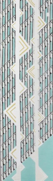 Yuzen Obi "Light Blue Ensemble"