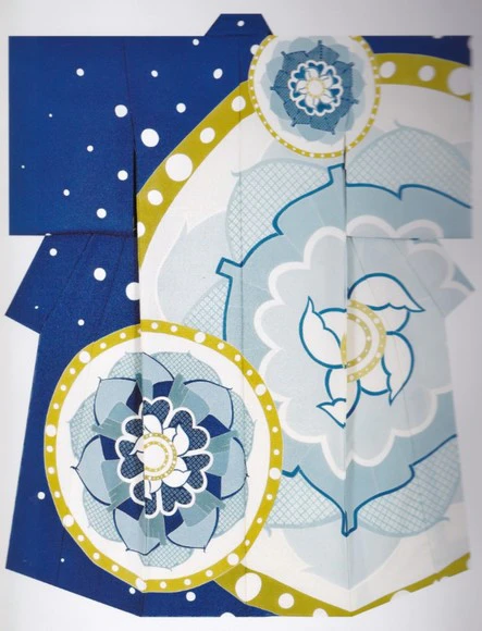 Hand-drawn Yuzen Kimono 