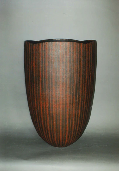 Vessel with Stripe Design