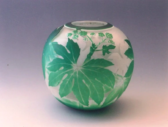 値下げしました　サンドブラスト用花器 サンドブラストによる丁寧な手仕事を施した作品をお届け