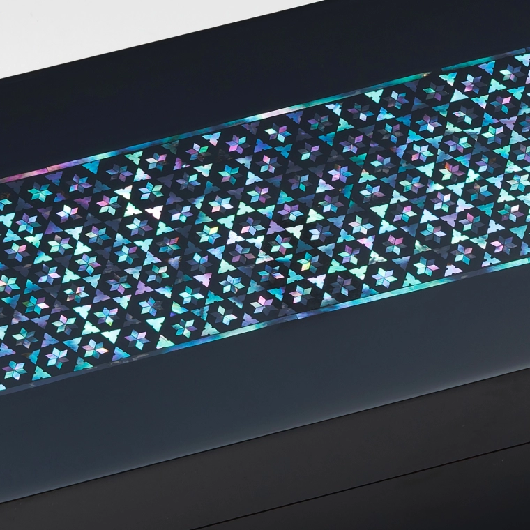 photo Box with Design in Mother-of-Pearl Inlay "Somata Style"