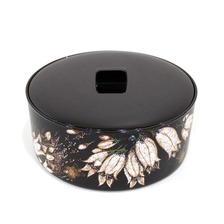 photo Metal Based Fresh Water Jar with Design in Makie (Playing with Fireflies)