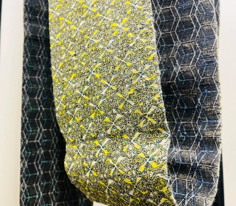 photo Sarasa Textile with Ancient Arabesque Patterns and Dragonfly Tortoise Shell Patterns