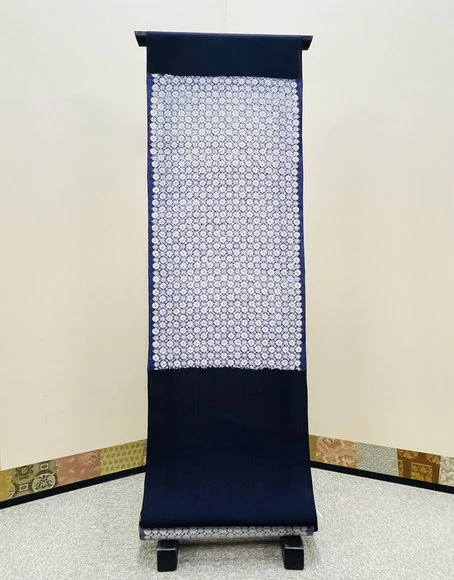 和更紗名古屋帯「輪宝独鈷流文更紗」 (Yuko Saito) ｜Gallery Japan