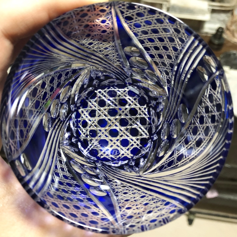 写真：箴光式籠目天開ロックグラス