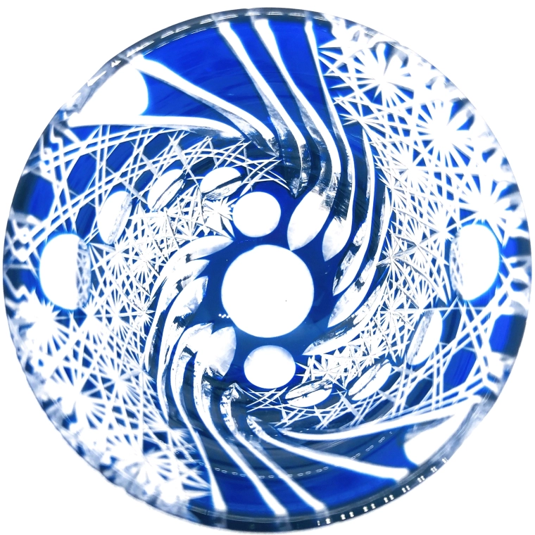 photo Sake cup and spiral glass