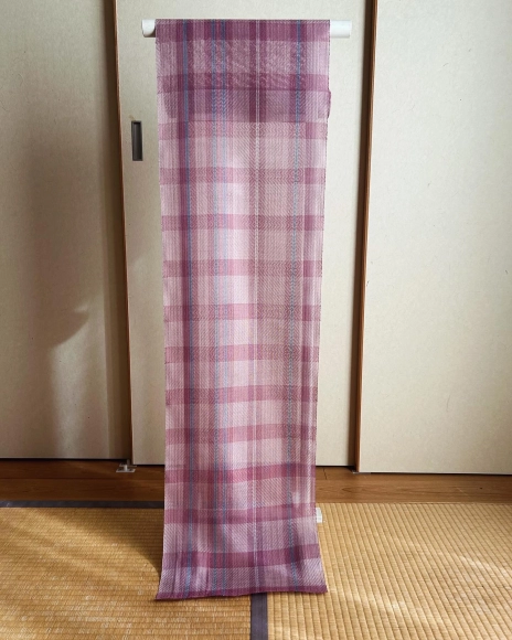 紋紗織帯「垣根を越えて」