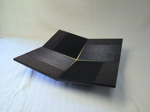 Amur Cork Wood Tray with Himomen Surface Finish