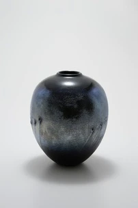 吹きガラス　花器　作家 吹きガラス工房一星 泡水玉変形花器 ¥5,060 大人の焼き物