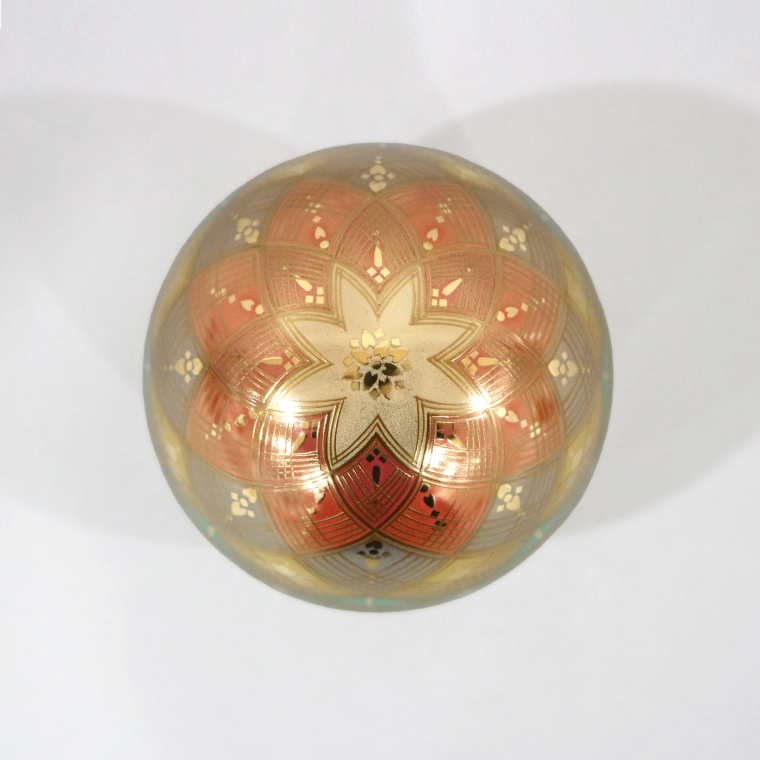 写真：蒔絵毬香合（2個セット）