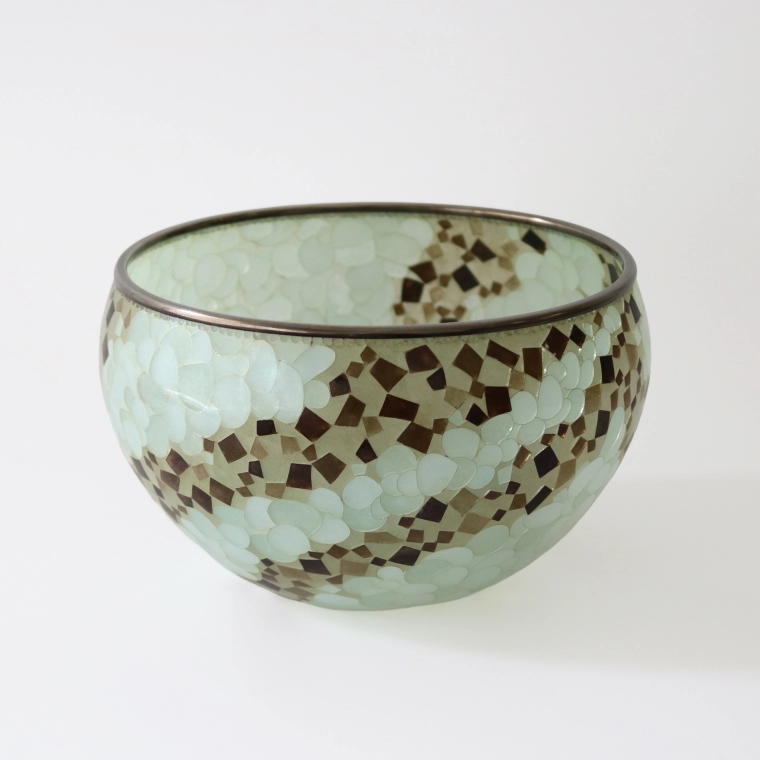 photo Plique-a-jour Bowl "Thoughts"