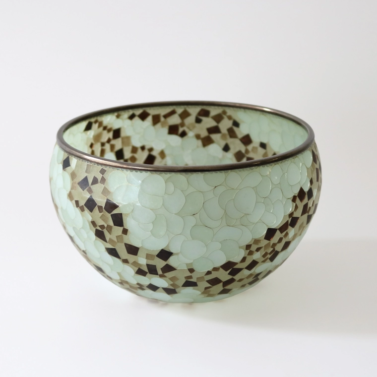 photo Plique-a-jour Bowl "Thoughts"