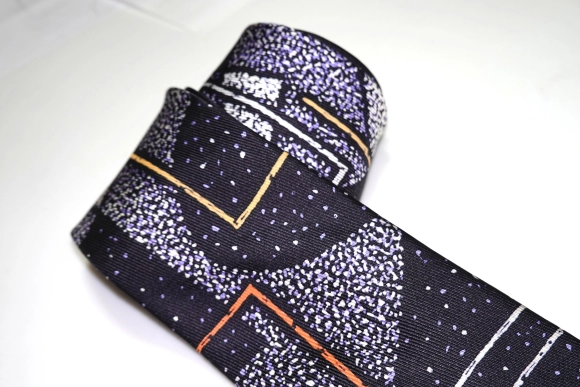 Yūzen Dyed Silk Tie