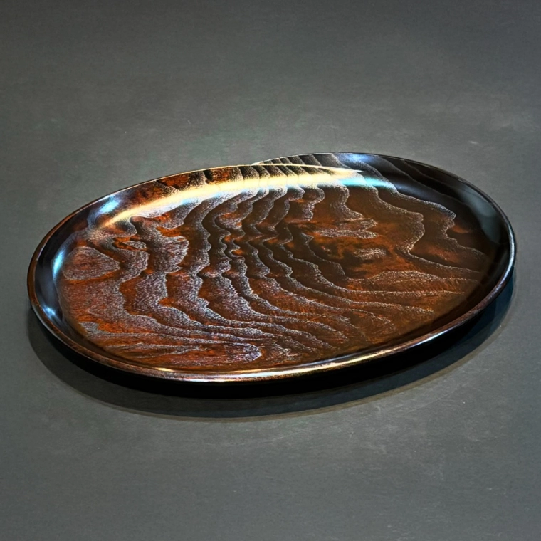 photo Tray of Mulberry Wood