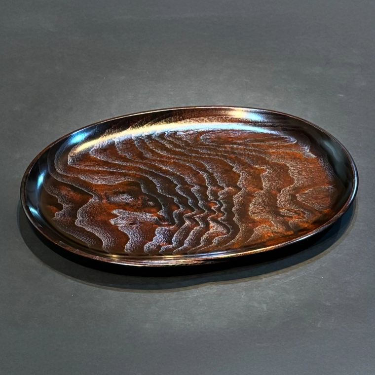 photo Tray of Mulberry Wood