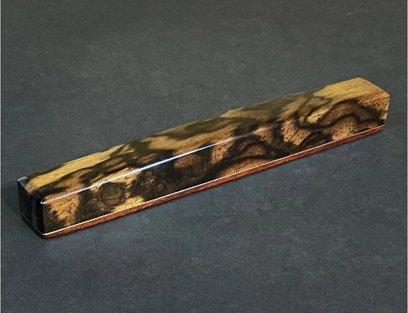 Persimmon Wood and Red Sandalwood Paperweight