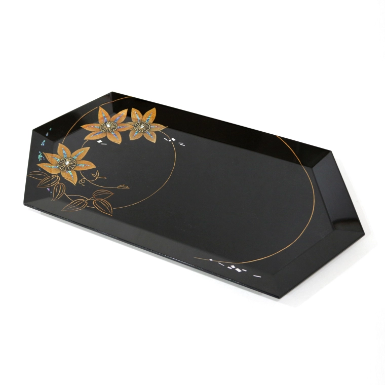 photo Hexagonal Tray with Design in Makie "Summer Breeze"