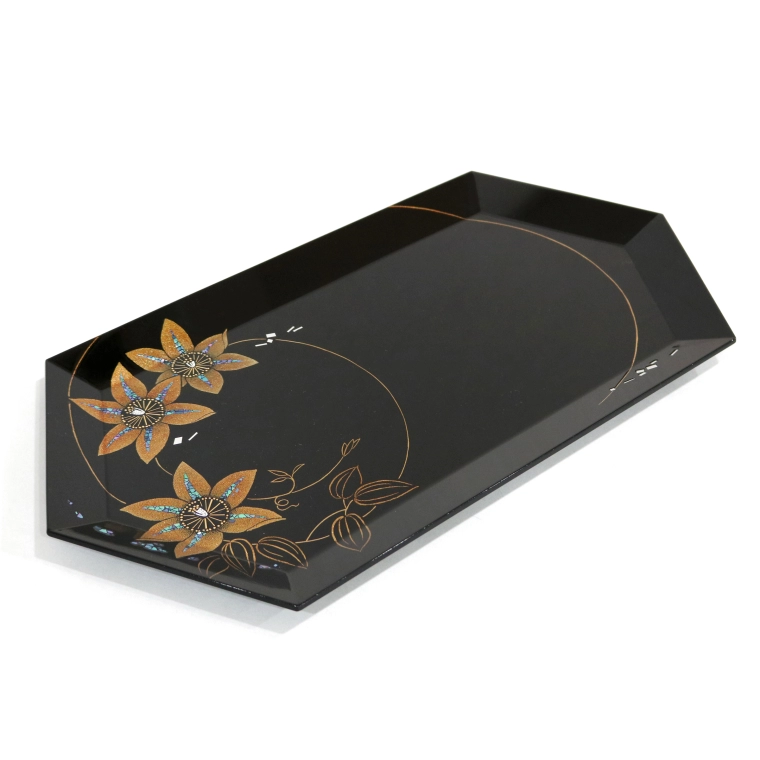 photo Hexagonal Tray with Design in Makie "Summer Breeze"