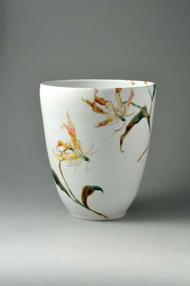 茶道具　備前花器 　扁壺 備前偏壺 花器 | 鷲羽窯 オンラインストア