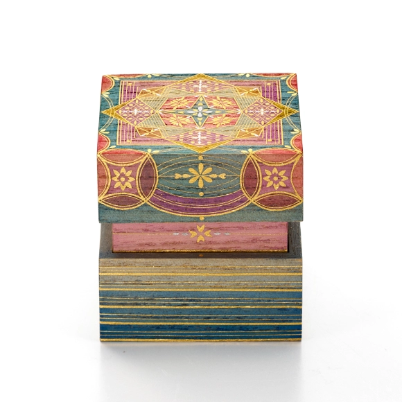 截金重箱「湖水」(藤野 聖子)｜ギャラリージャパン