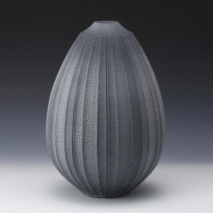 Shino Deep Blue Jar