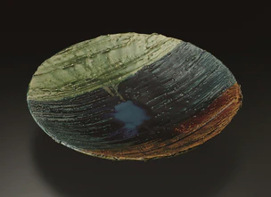 Bowl with Three Color Glaze Decoration