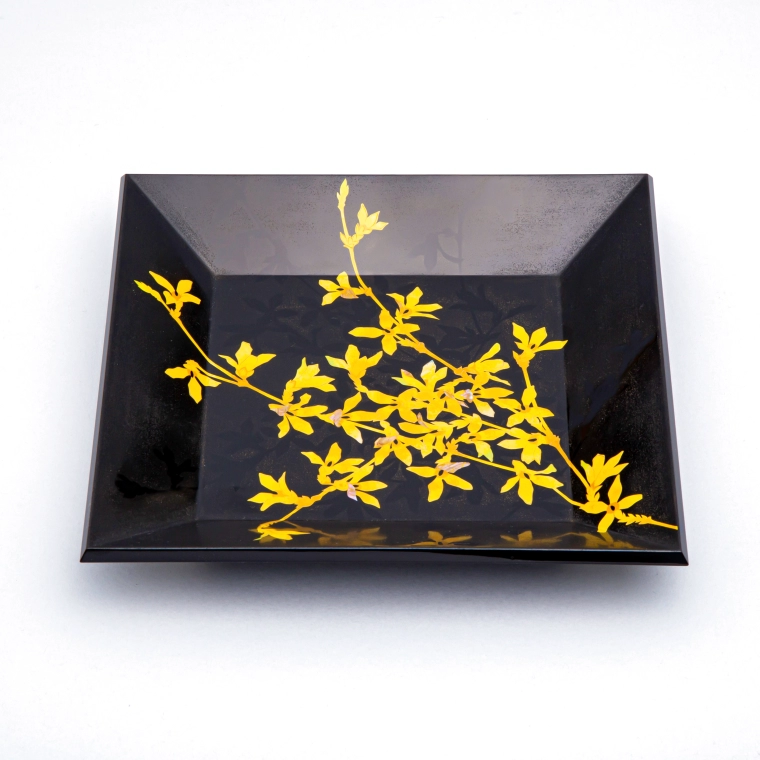 photo Tray with Design in Zonsei “Forsythia”