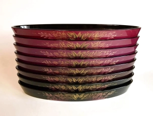 Serving Plates with Design in Zonsei "Change"