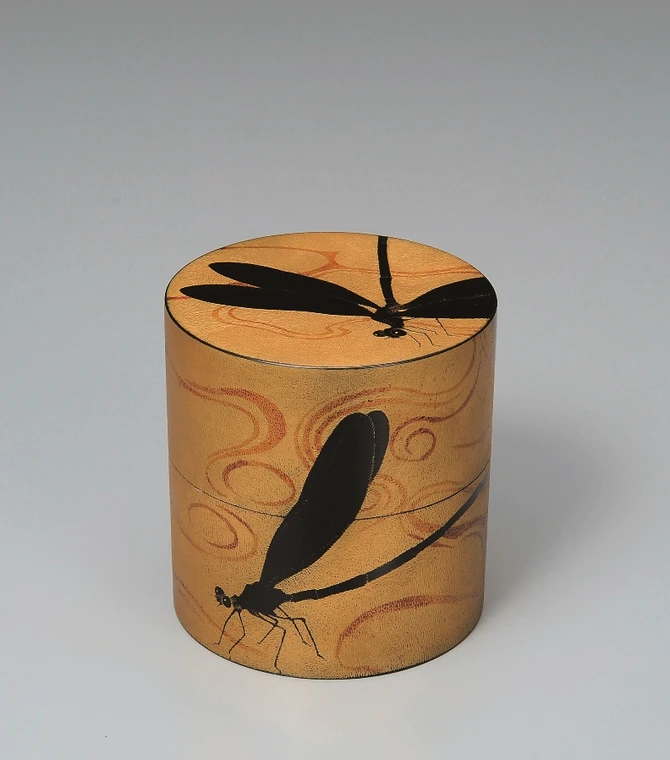 photo Tea Container with Design in Chinkin "Pleasant"