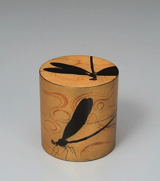 Tea Container with Design in Chinkin "Pleasant"