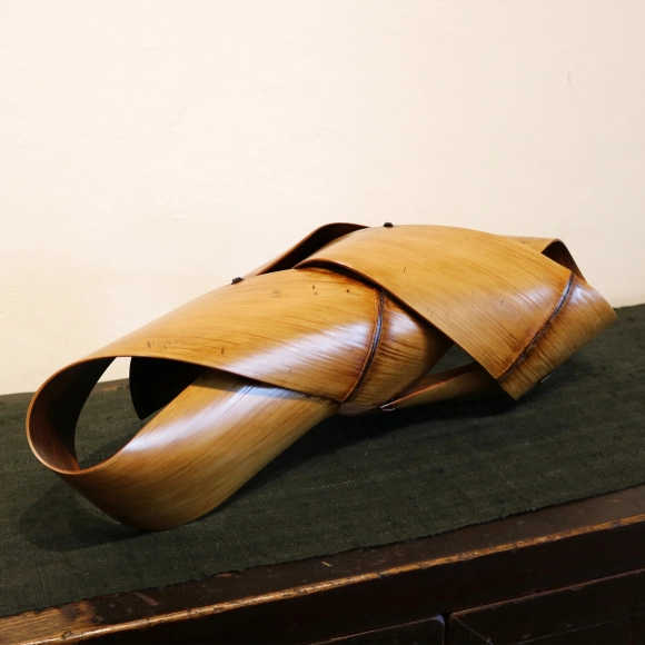 のし竹網代編茶籠(松本 破風)｜ギャラリージャパン