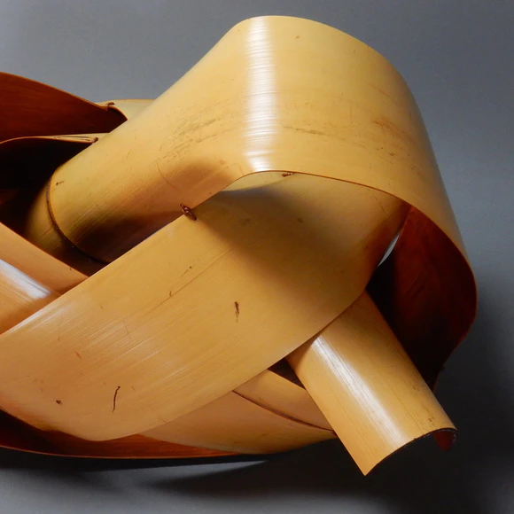 松本破風 作 『のし竹花入』 松本破風 作 『のし竹花入』