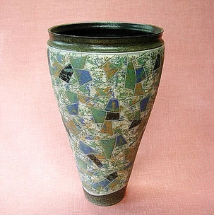 寺本守　緑釉銀彩花器 伝統工芸作家・作品一覧｜ギャラリージャパン(15ページ) 寺本守 緑釉銀