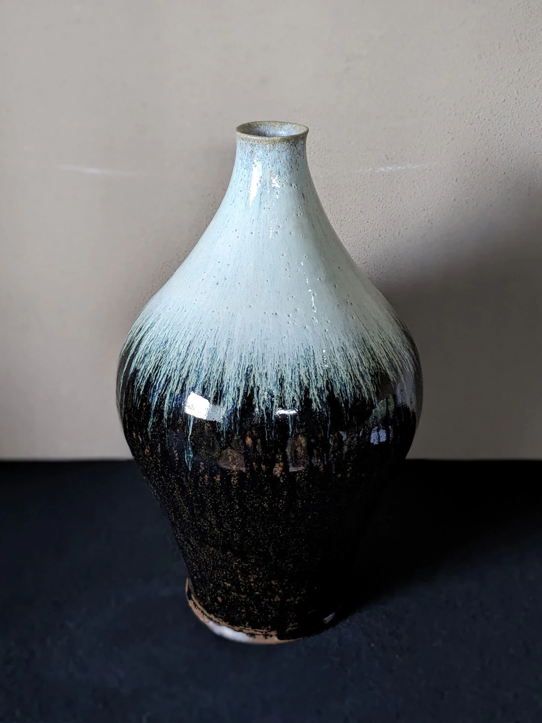骨董・茶道具】☆唐津焼朝鮮唐津花瓶 es095vb. 花道 華道 - 花器、壷