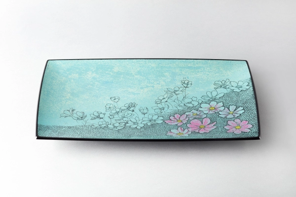 籃胎蒟醬盛器「秋声」