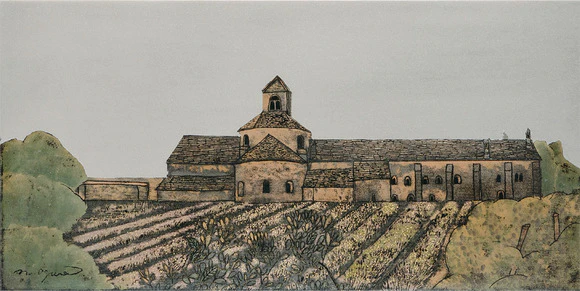 蒔絵パネル「Abbaye Notre-dam de Seʼnanque」
