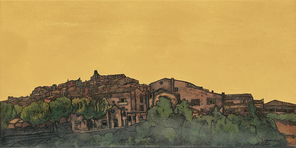 蒔絵パネル「Roussillon」