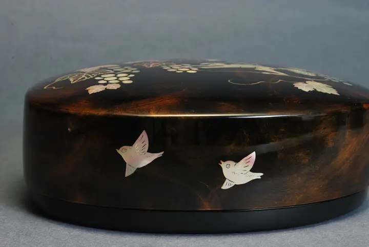 中国古美術品　葡萄栗鼠彫硯 m_2x_93178_8d8cfe87e39fb9500d6