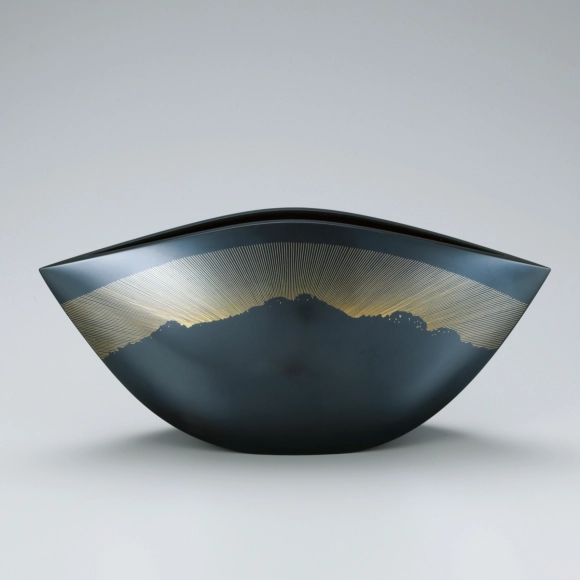 重ね金象嵌水指「清流」(浅井 盛征)｜ギャラリージャパン